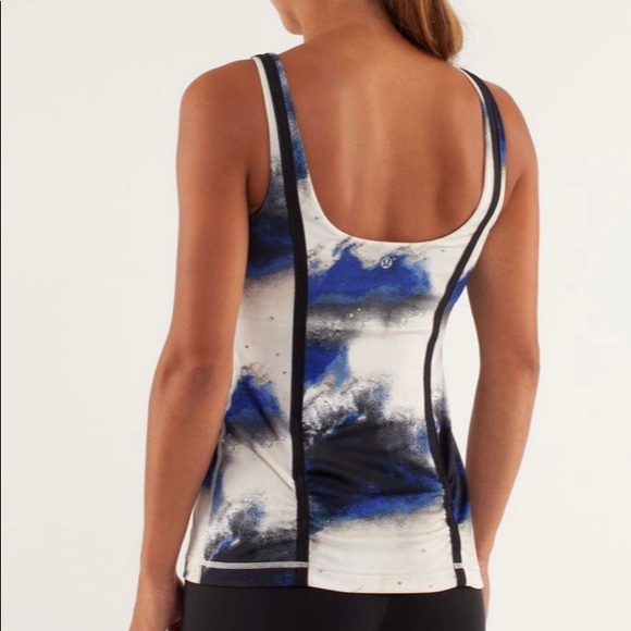 Lululemon Wholehearted Tank 6 Built In Bra Luon Milky Way - Picture 2 of 9